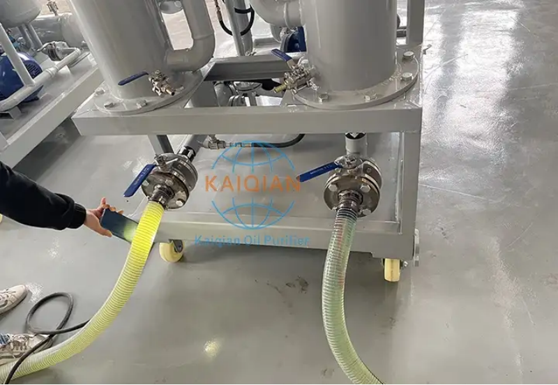 濾油機(jī)進(jìn)出口油對(duì)比 濾油機(jī)進(jìn)出口油對(duì)比